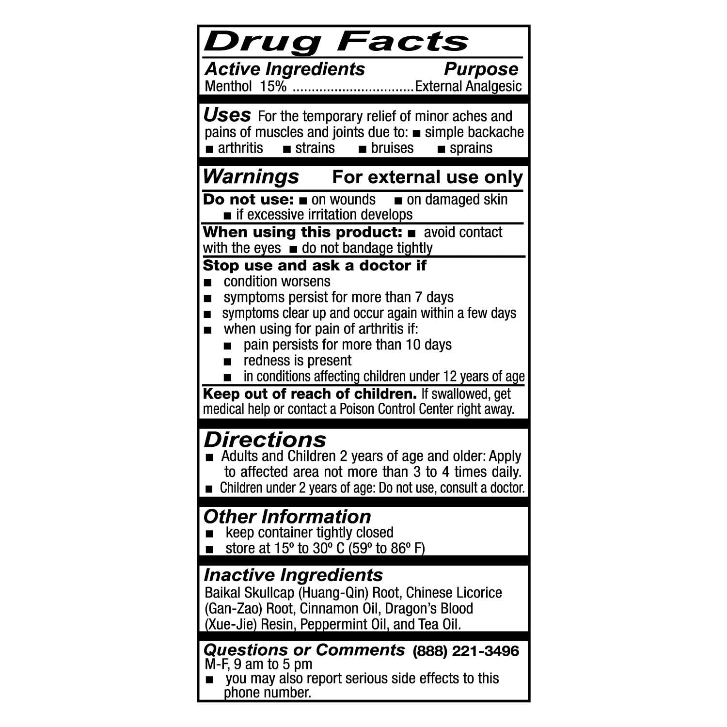 Po Sum On Medicated Oil (Muscle, Joint, Back Pain Relief) (1.0 Fl Oz) (1 Bottle) (Solstice) Po Sum On Au supplements