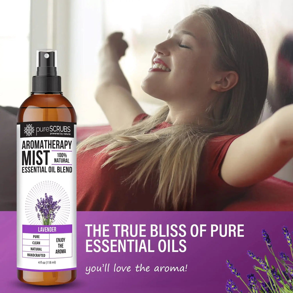 Shake, Mist & Enjoy - pureSCRUBS Premium Lavender Aromatherapy Spray Mist for Room, Body, Linens pureSCRUBS Au supplements