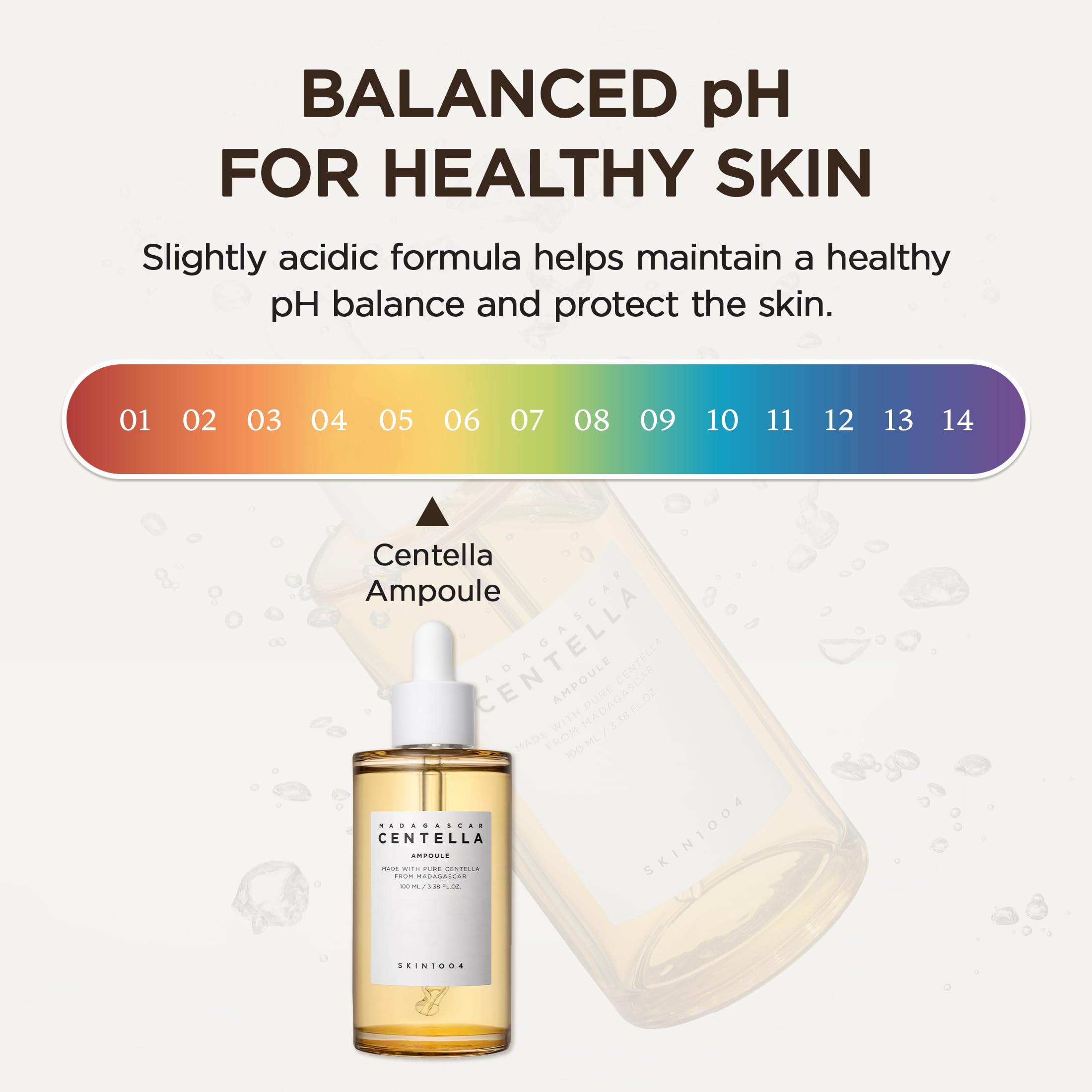 SKIN1004 Madagascar Centella Ampoule, Korean Face Serum with Centella Asiatica for Hydrating & Moisturizing Care