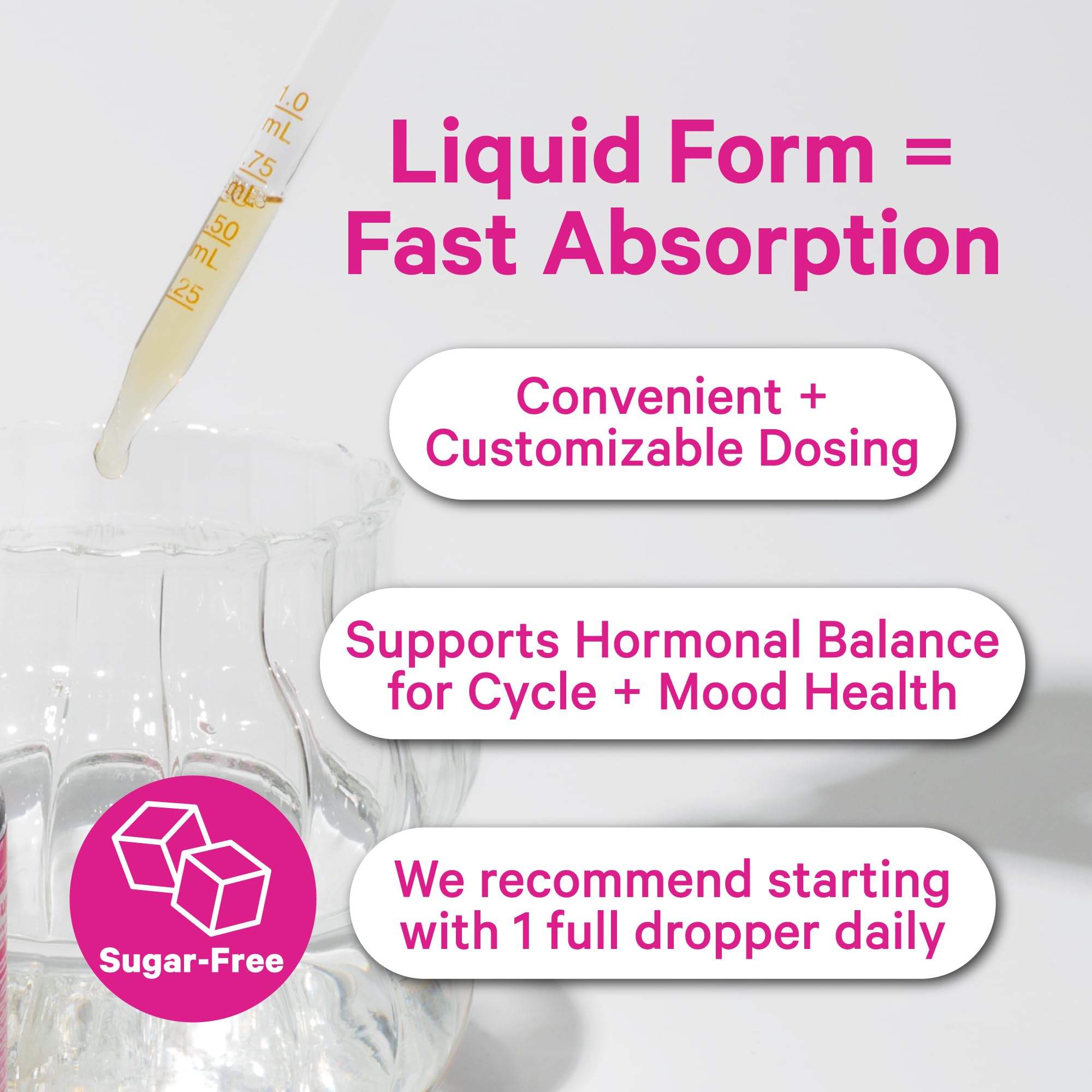 Pink Stork Hormone Balance Drops for Women - Supports Hormonal Health, PMS, Perimenopause & Mood, with Red Raspberry Leaf & Wild Yam - Liquid Supplement - Vegan, 2oz, 30 Servings Pink Stork Au supplements