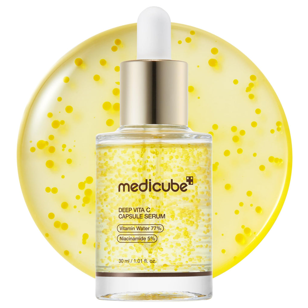 medicube Deep Vitamin C Capsule Serum | Hydrating Vitamin C Serum for Dull & Uneven-Looking Skin with Visible Concerns