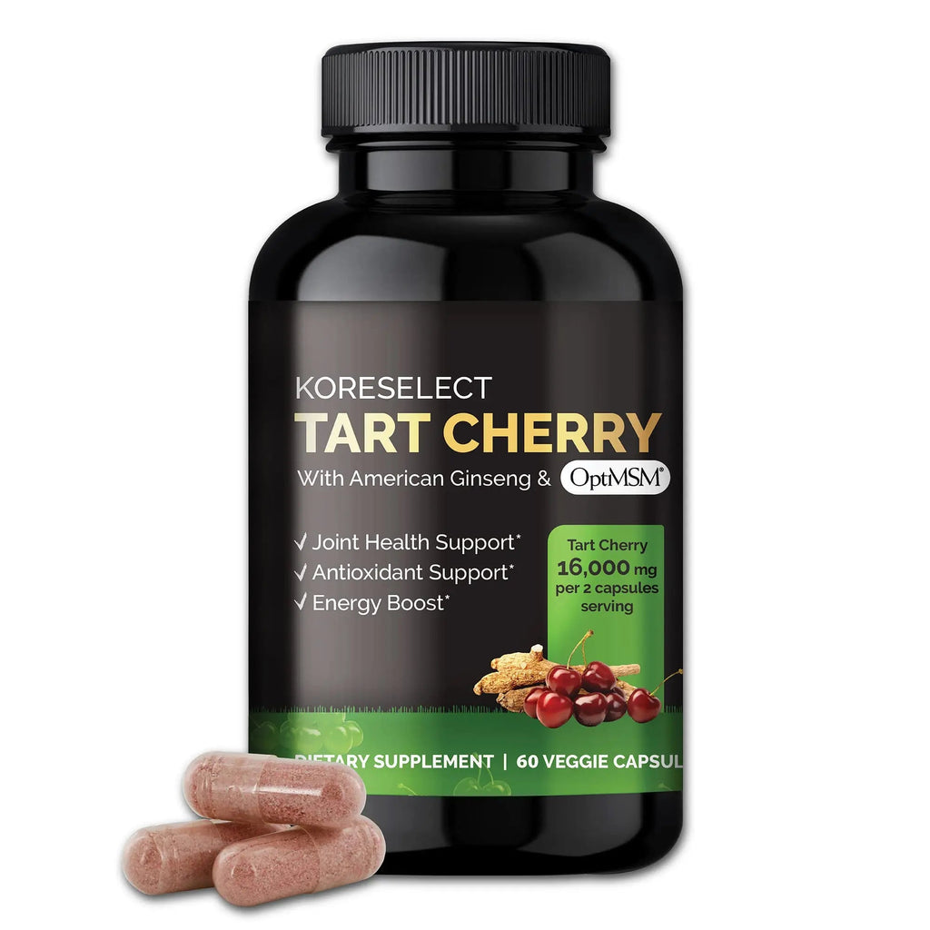 KORESELECT Beet Root & Tart Cherry Capsules 16,000mg Capsules Bundle for Nitric Oxide KORESELECT Au supplements