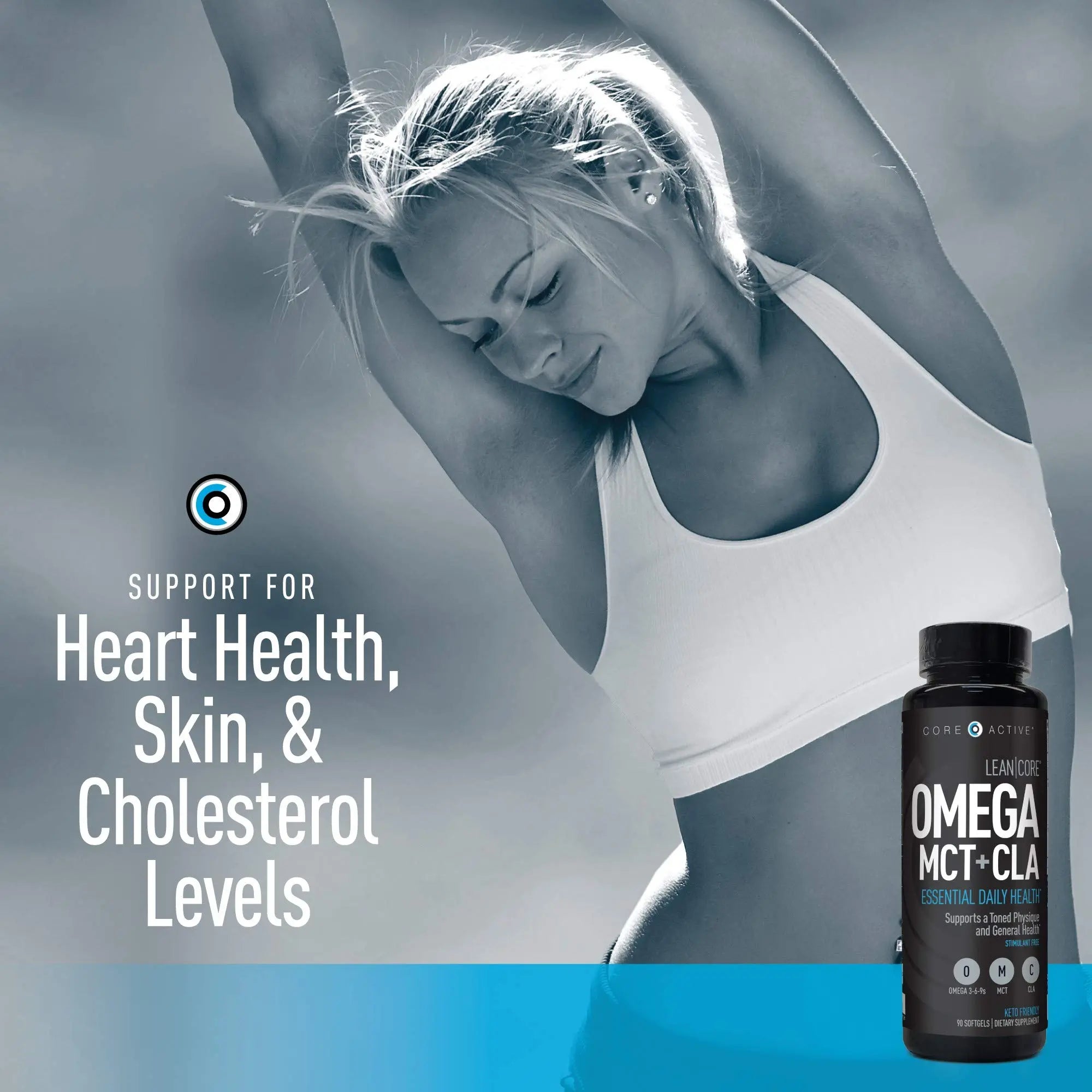 Lean CORE Omega MCT + CLA - Stimulant Free Health Formula, Lean Muscle & Toned (CORE)ACTIVE Au supplements