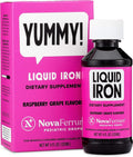 NovaFerrum Yummy | Pediatric Drops Liquid Iron Supplement for Infants and Toddlers | Liquid Iron for Kids | 15mg of Iron Per 1mL Dose | Ages 4 & Under