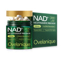 Ovelanique NAD Supplement with Nicotinamide Riboside & Resveratrol |NMNH Supplement Alternative| NAD+ Complex with Quercetin Phytosome & CoQ10 | Liposomal Delivery,120 Capsules(Packaging May Vary) Ovelanique Au supplements