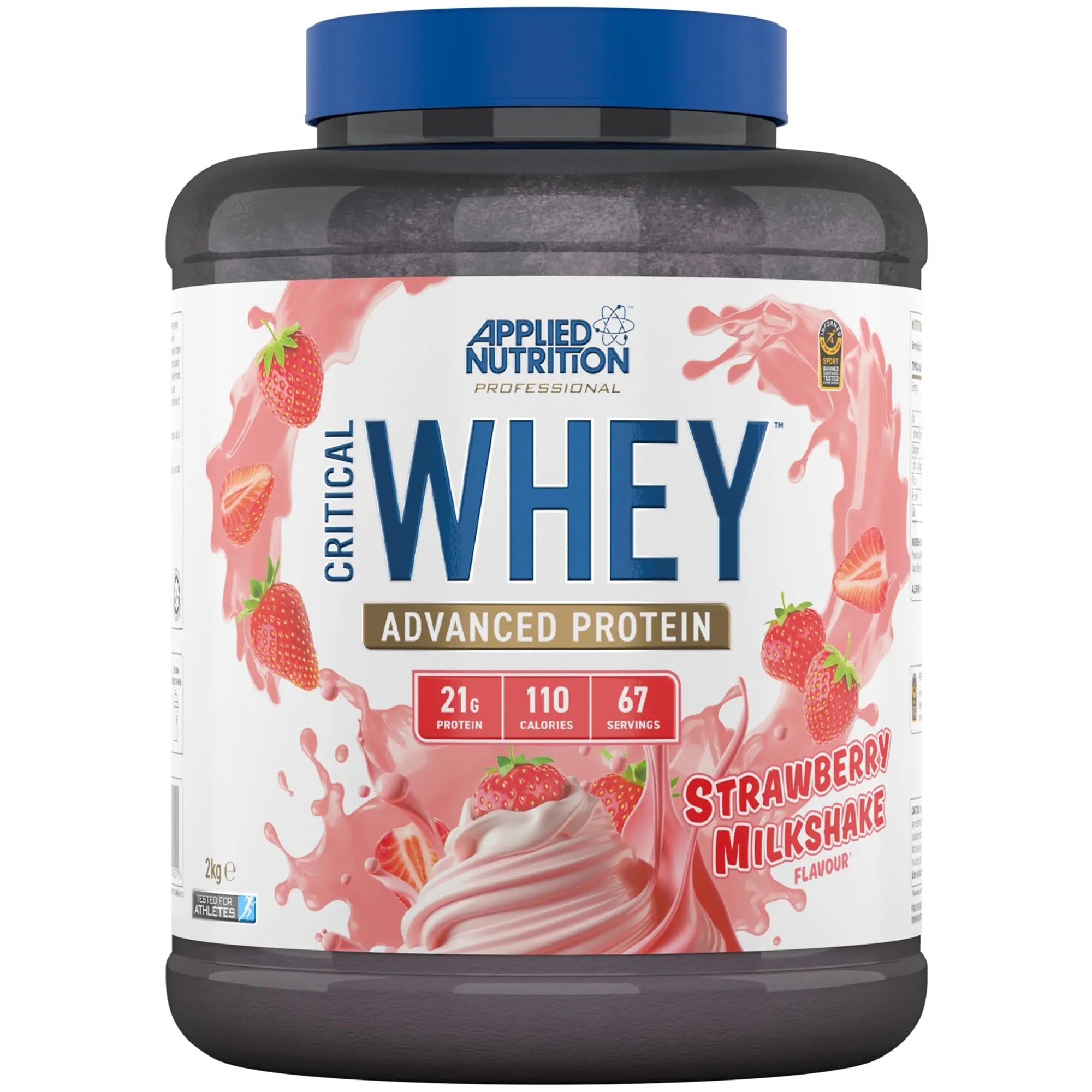 Applied Nutrition Critical Whey Protein Powder 2kg - High Protein Powder, Protein Milkshake Applied Nutrition Au supplements