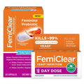 FemiClear Gentle Soothing Formula 2-Day Dose Yeast Infection Product for Women & 30 Capsules FemiClear Au supplements