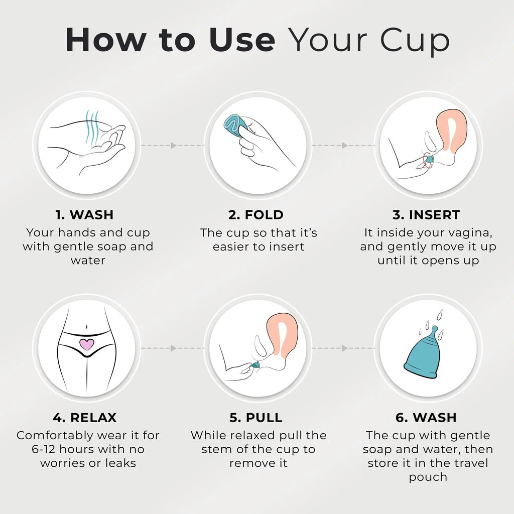 EcoBlossom Reusable Menstrual Cup Set - The Most Reliable Medical Grade Silicone Period Cups EcoBlossom Au supplements
