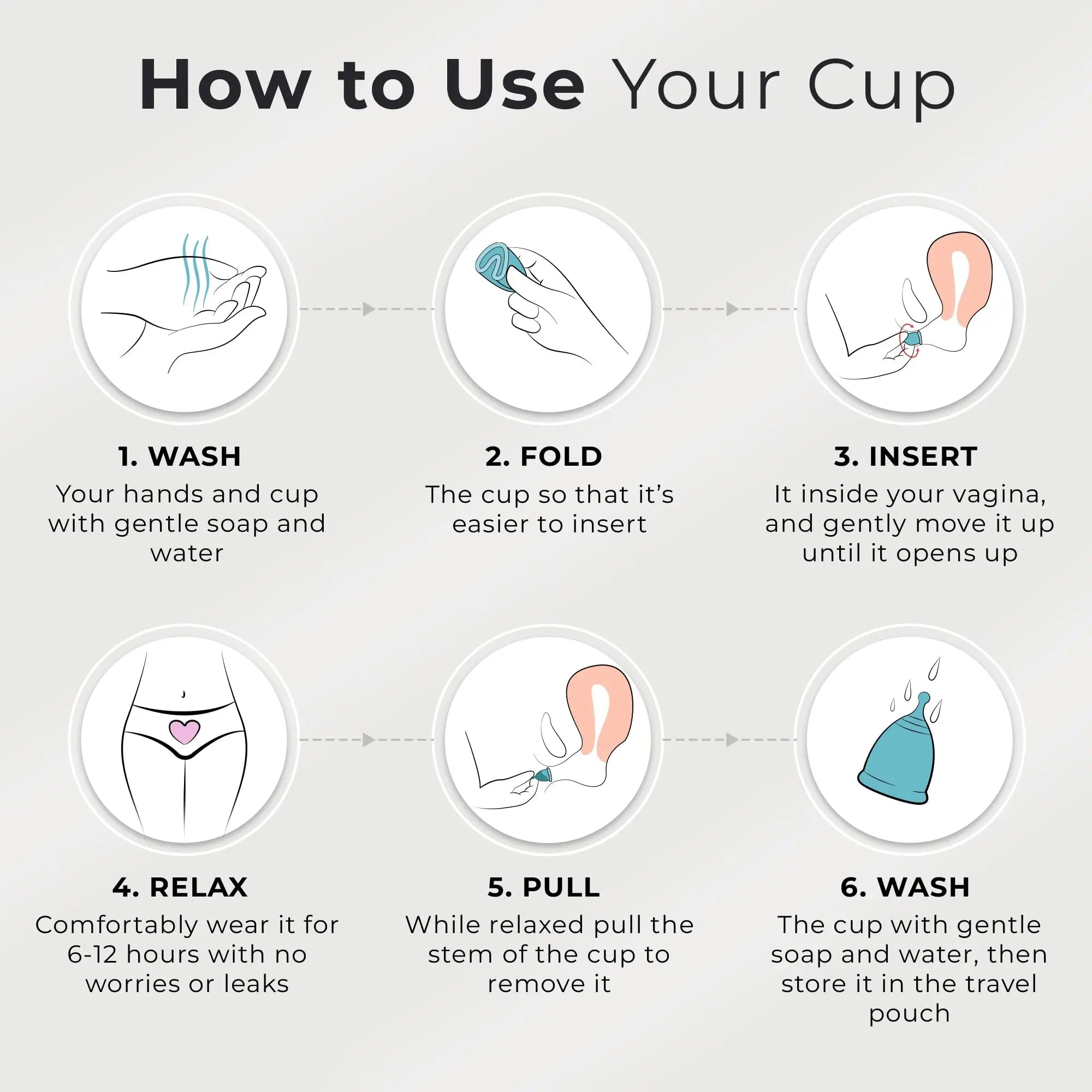 EcoBlossom Reusable Menstrual Cup Set - The Most Reliable Medical Grade Silicone Period Cups EcoBlossom Au supplements