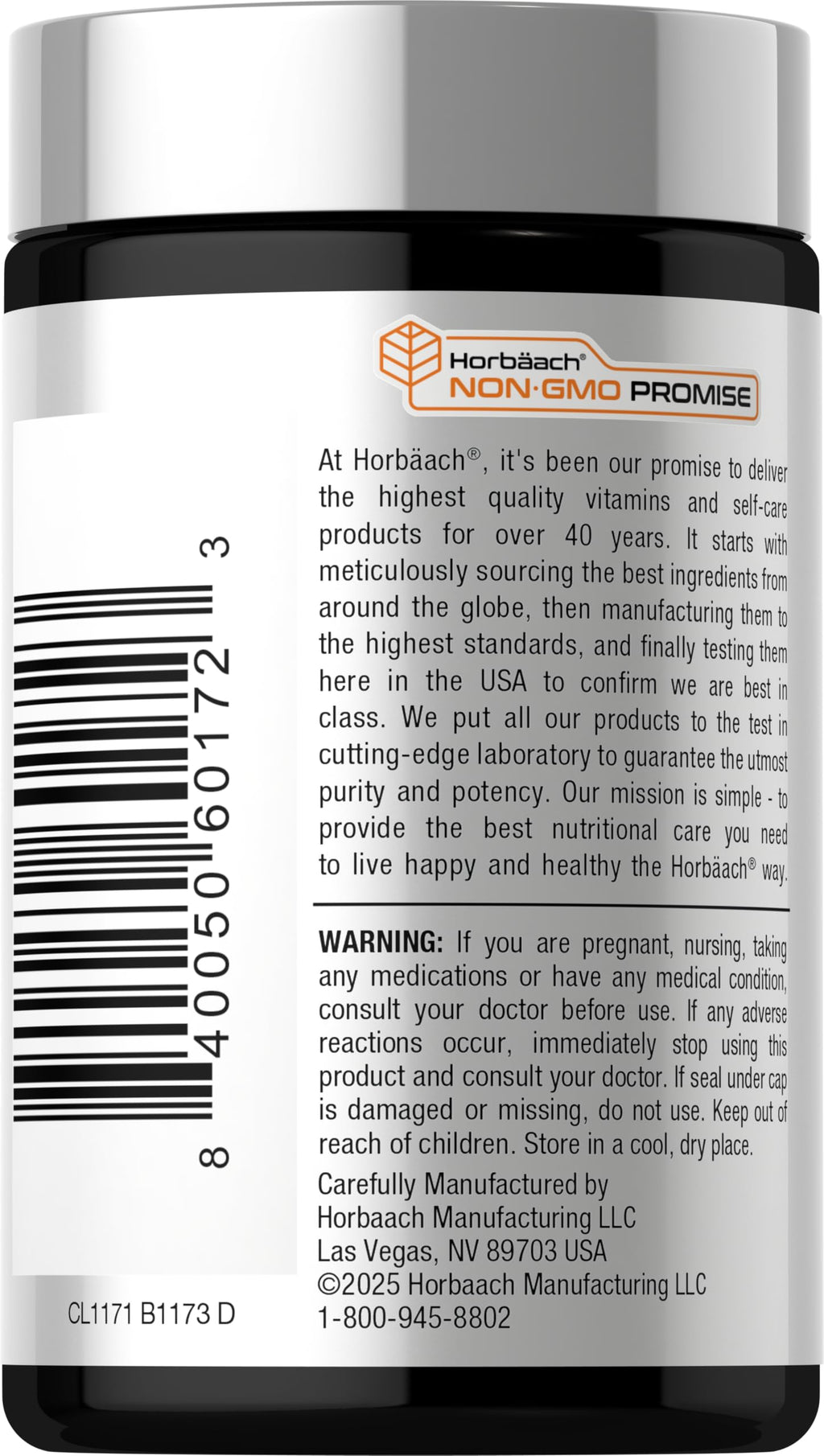 Horbäach B12 Vitamin 5000 mcg | 120 Fast Dissolve Tablets | Sublingual Methylcobalamin | Natural Berry Flavor | Vegan, Non-GMO
