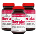 Master Supplements Theralac - 30 Capsules, Pack of 3 - Multi-Strain Probiotic for Optimal Gut Health + Gas & Bloating Relief - Gluten Free - 90 Servings THERALAC Au supplements