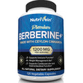 Nutrivein Premium Berberine HCL 1200mg Plus Organic Ceylon Cinnamon - 120 Capsules Nutrivein Au supplements