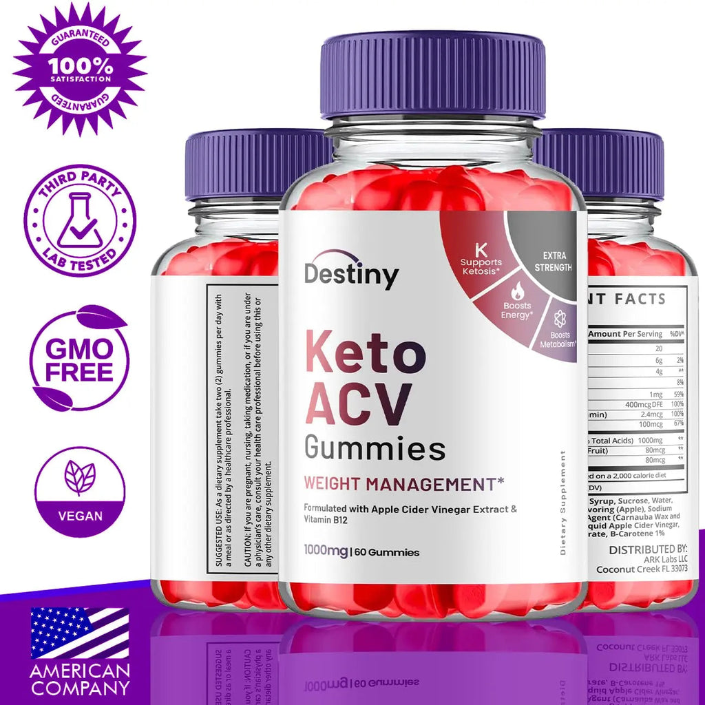 Destiny Keto ACV Gummies, Destiny Keto ACV Gummies Advanced 1000MG - Destiny Keto Ark Labs Au supplements