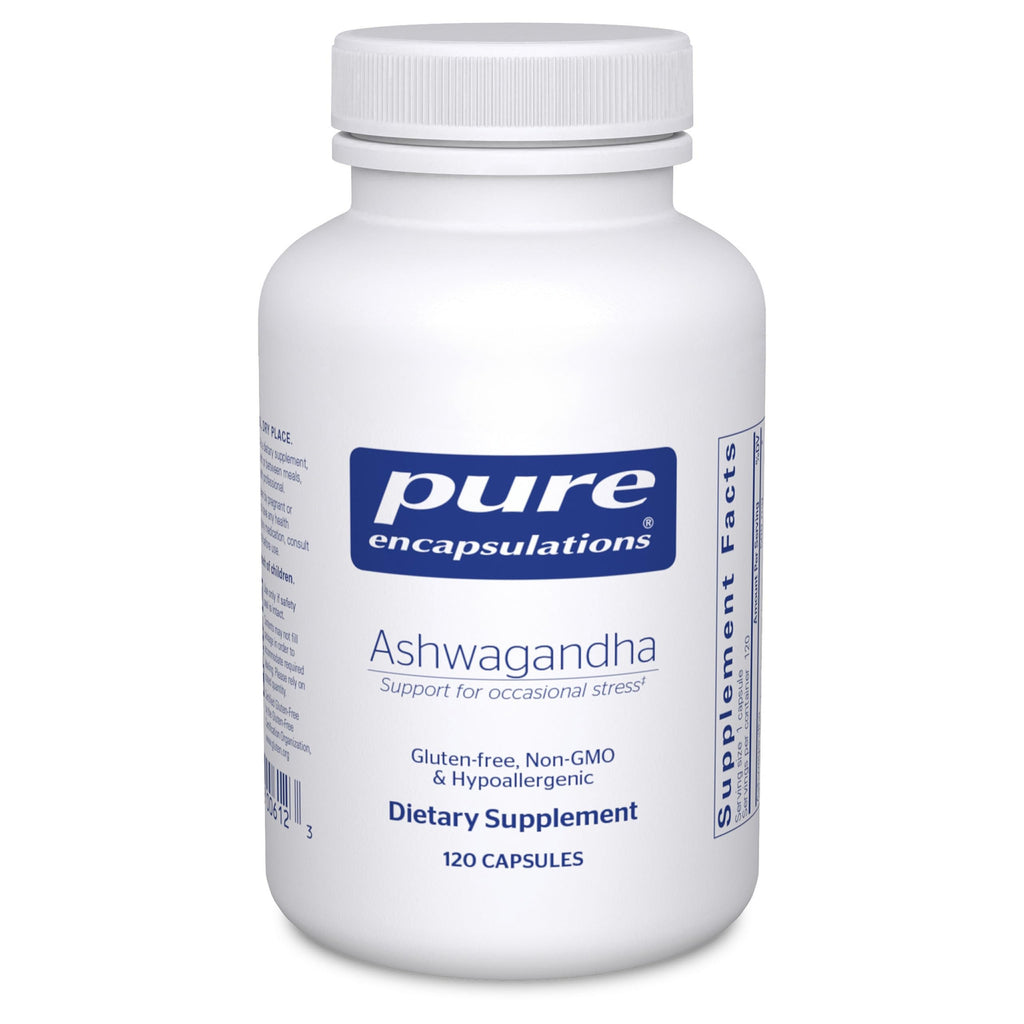 Pure Encapsulations Ashwagandha - 500 mg Ashwagandha Extract - Metabolism & Stress Support - Immune Support - GMO Free & Vegan - 120 Capsules Pure Encapsulations Au supplements