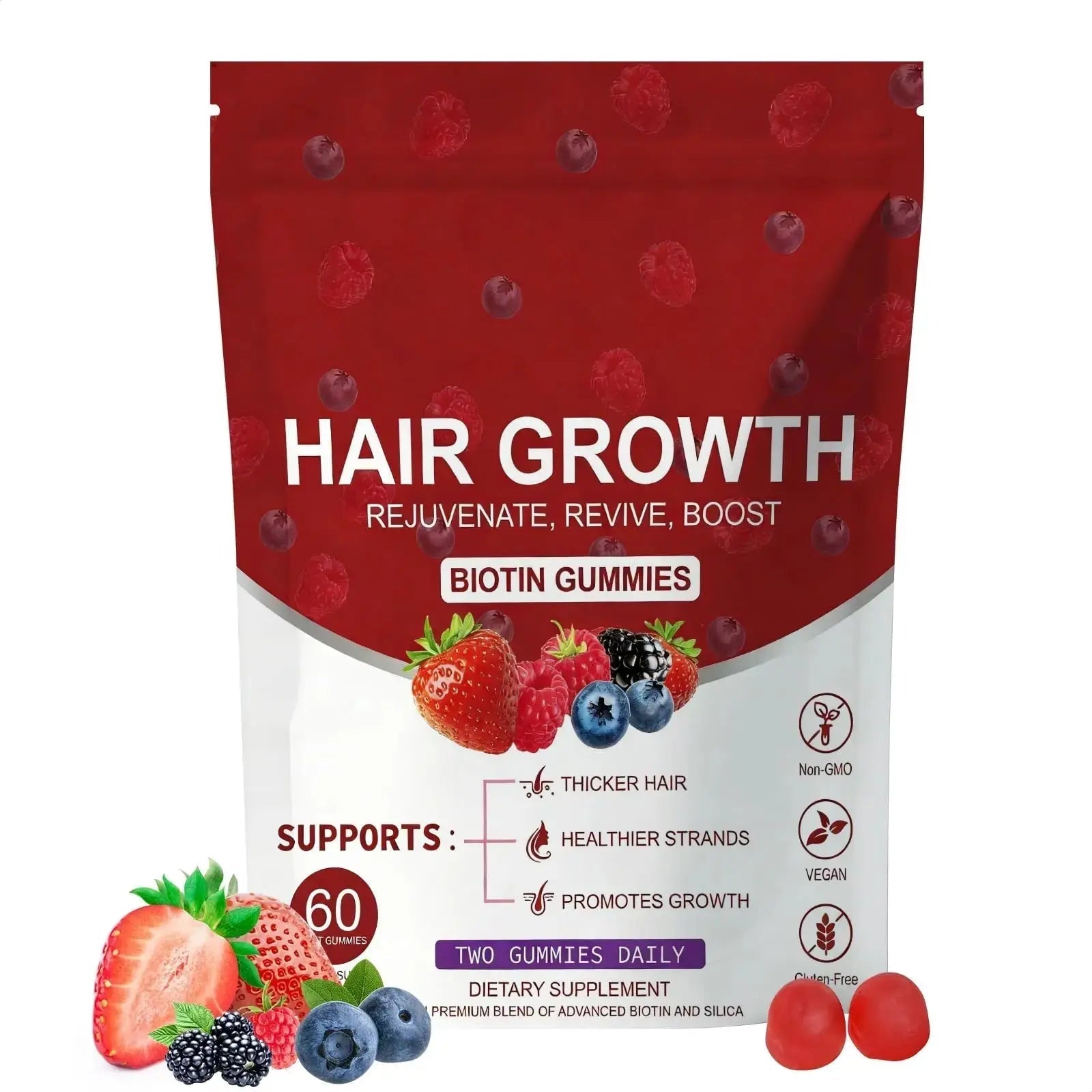 LUIMOLL Lumin Hair Growth Gummies – Daily Hair Nourishment with Biotin, Collagen & Botanical Extracts – Supports Thicker, Stronger & Healthier-Looking Hair LUIMOLL Au supplements