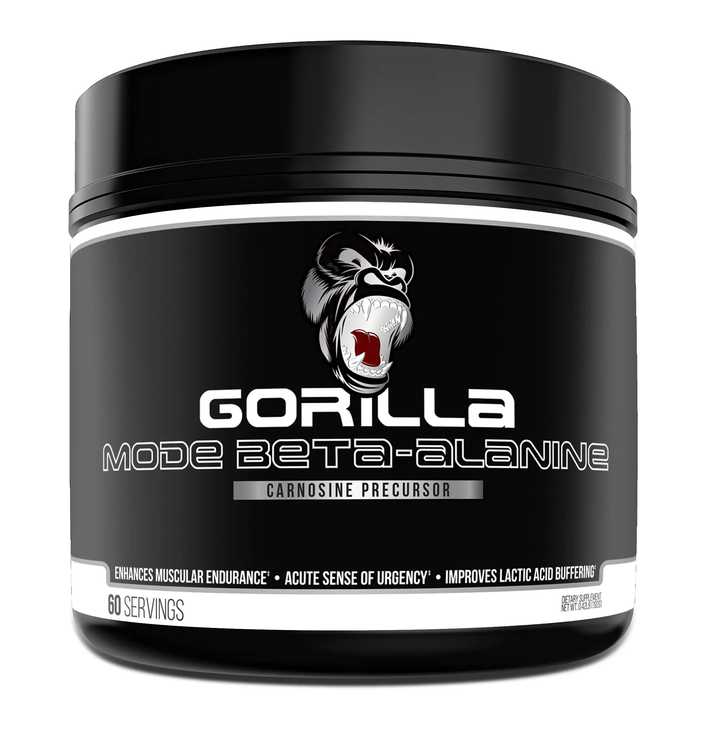 Gorilla Mode Beta-Alanine – Carnosine Precursor/Enhanced Muscular Endurance Gorilla Mind Au supplements