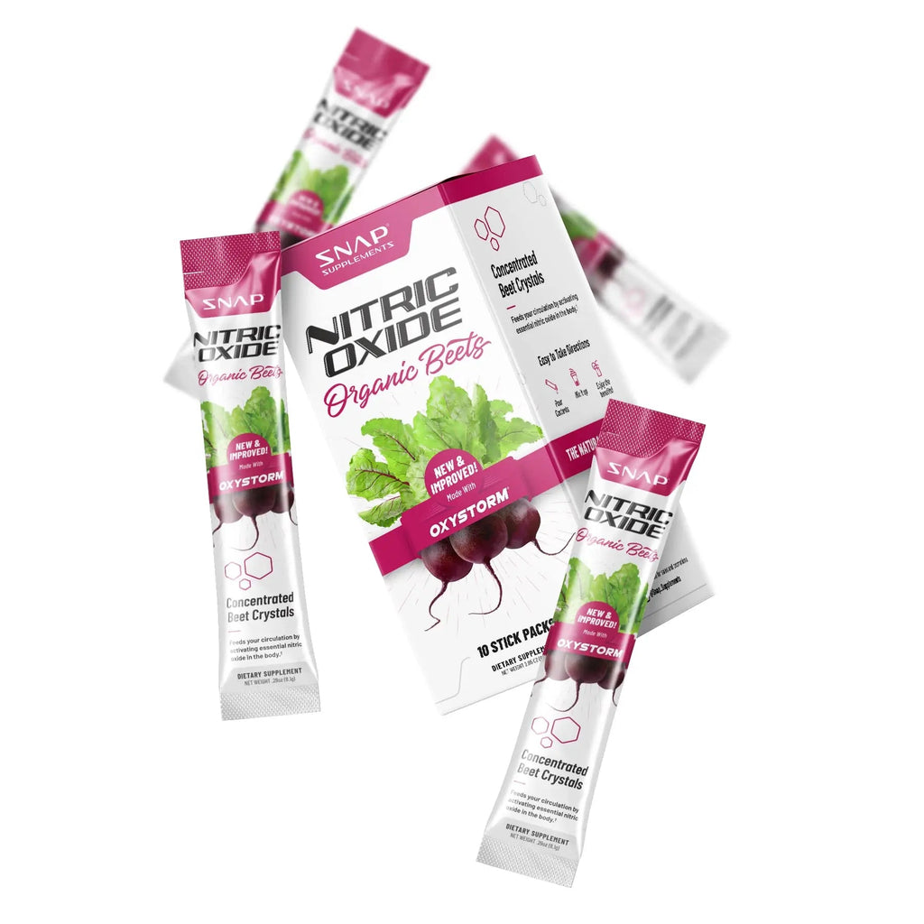 Snap Supplements Nitric Oxide Organic Beet Root Powder, Circulation Superfood On-The-Go Snap Supplements Au supplements