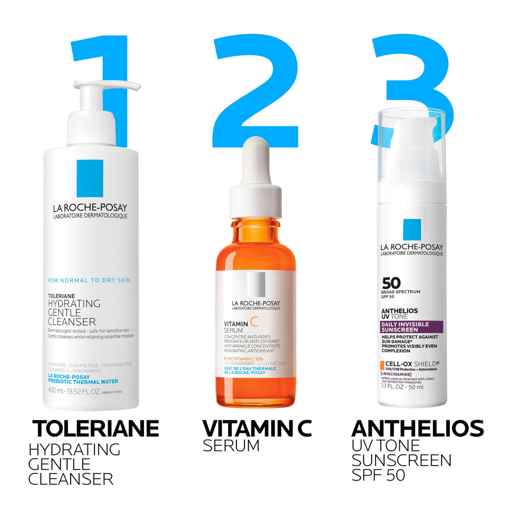 La Roche Posay Anthelios UV Tone Sunscreen SPF 50, Daily Sunscreen for Face with Niacinamide, Broad Spectrum Invisible SPF Protection for Discoloration and Uneven Skin La Roche-Posay Au supplements