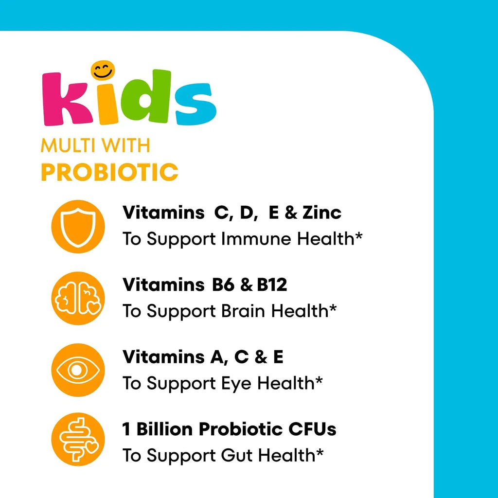 One A Day Kids Multivitamin with Probiotic, Multivitamin Gummies, Kids Probiotic for Digestive Health, Gummy Vitamins ONE A DAY Au supplements