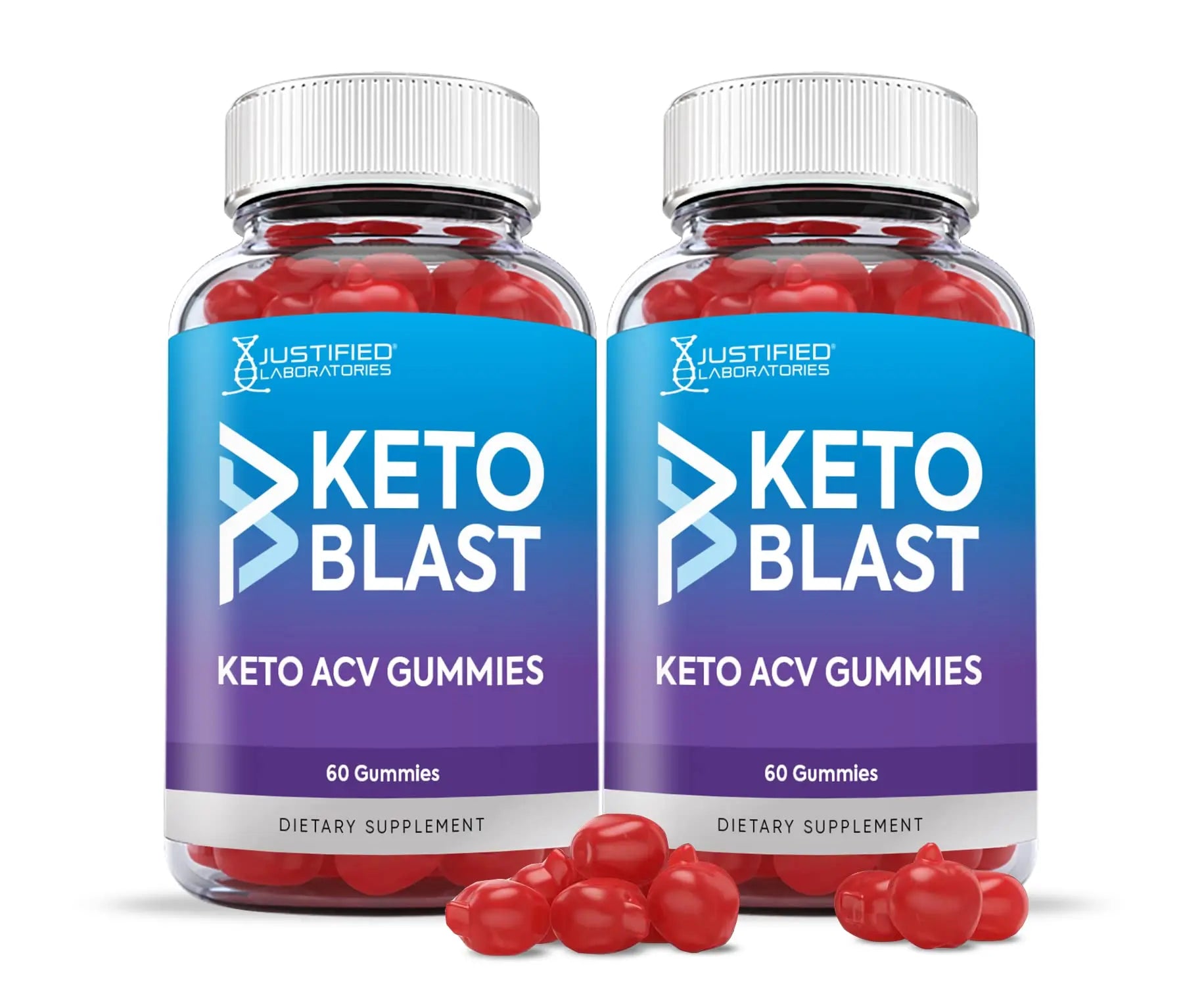 Justified Laboratories (2 Pack) Keto Blast Gummies 1000MG ACV with Pomegranate Juice Justified Laboratories Au supplements