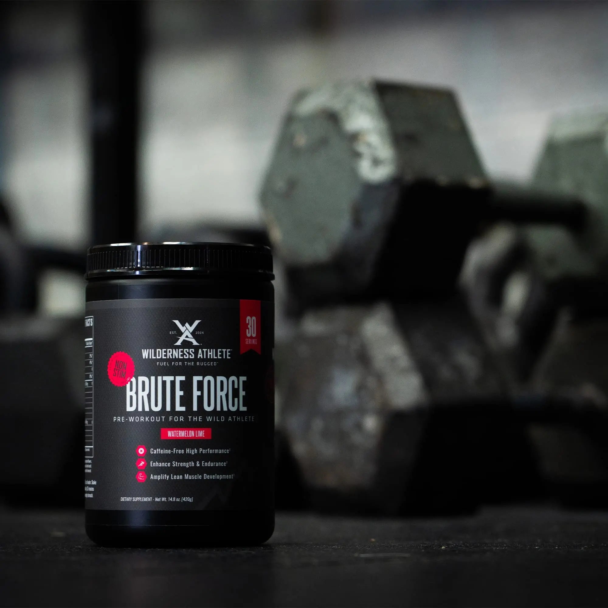 Wilderness Athlete - Brute Force (Caffeine Free Preworkout) | Stim Free Pre Workout Energy Wilderness Athlete Au supplements