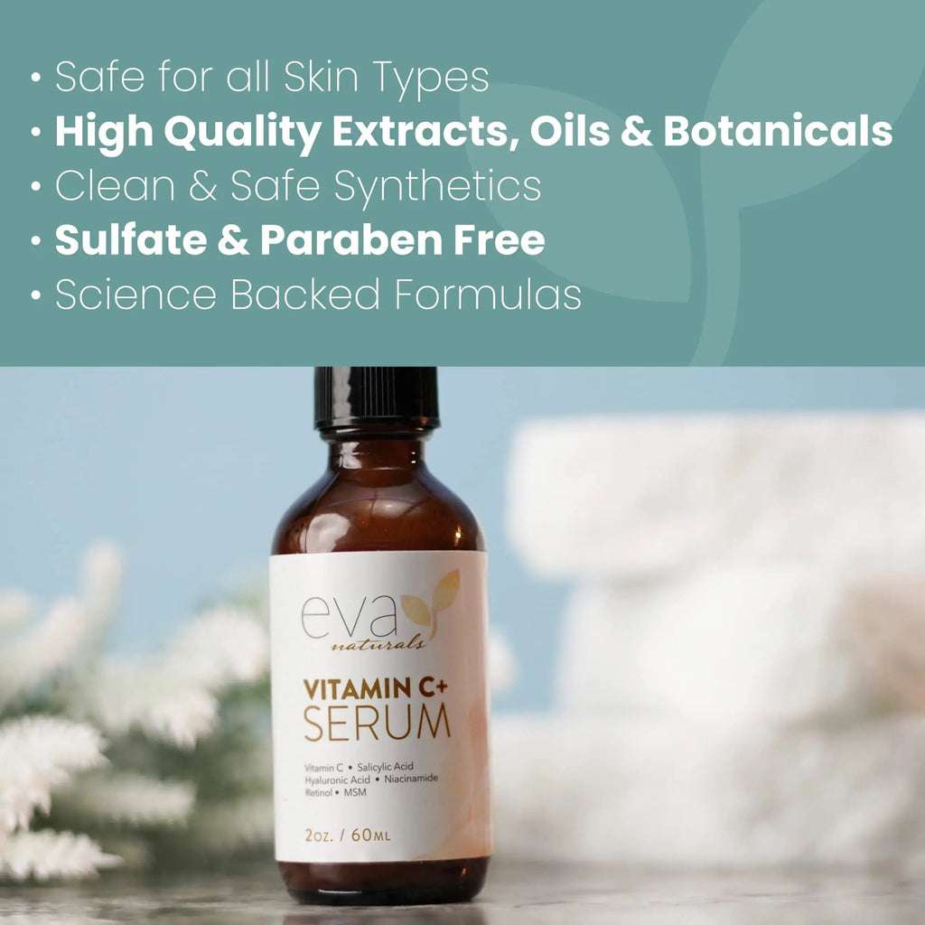 Vitamin C Serum for Face - Vitamin C Facial Serums with Hyaluronic Acid, Retinol Eva Naturals Au supplements