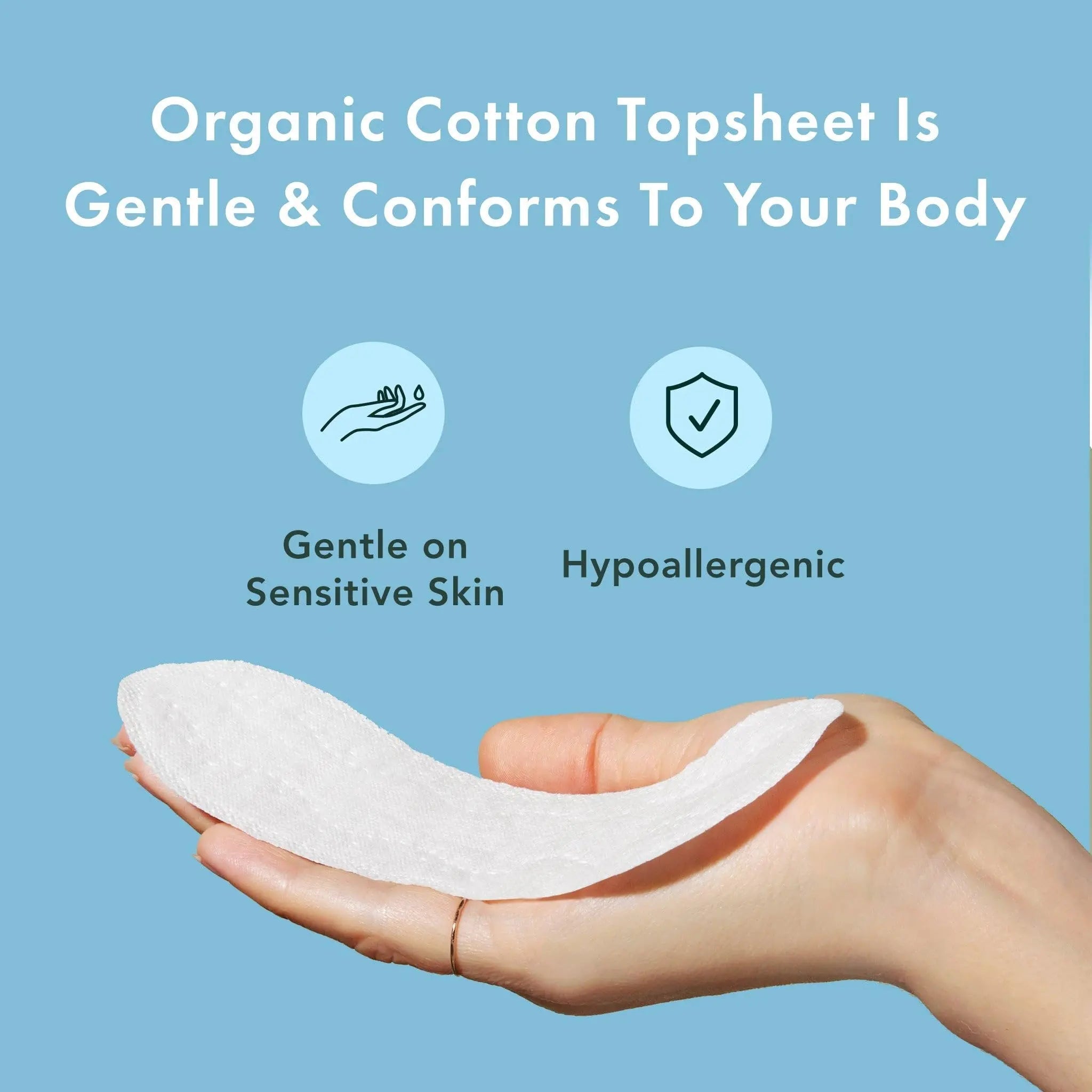 Rael Panty Liners for Women, Organic Cotton Cover - Thin Pantiliners, Light Absorbency, Unscented Rael Au supplements
