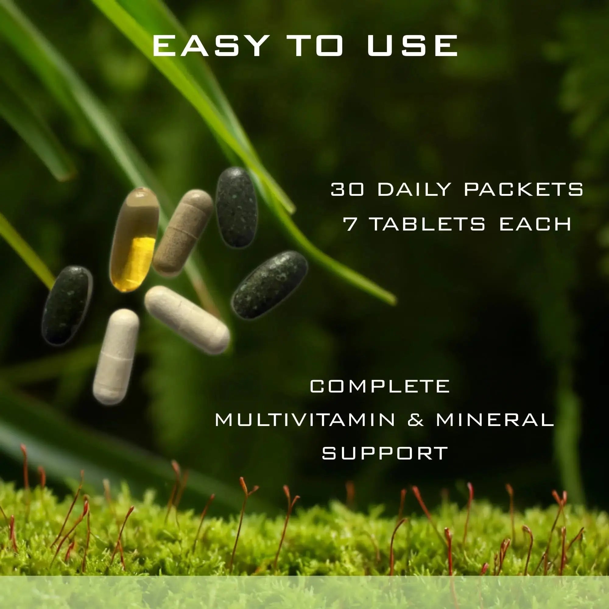 Nature’s Aid Women’s 7-30 Daily Multivitamin Packs for Energy, Focus & Performance Support | Natural Complete Vitamin Nature's Aid Holistic Wellness Au supplements