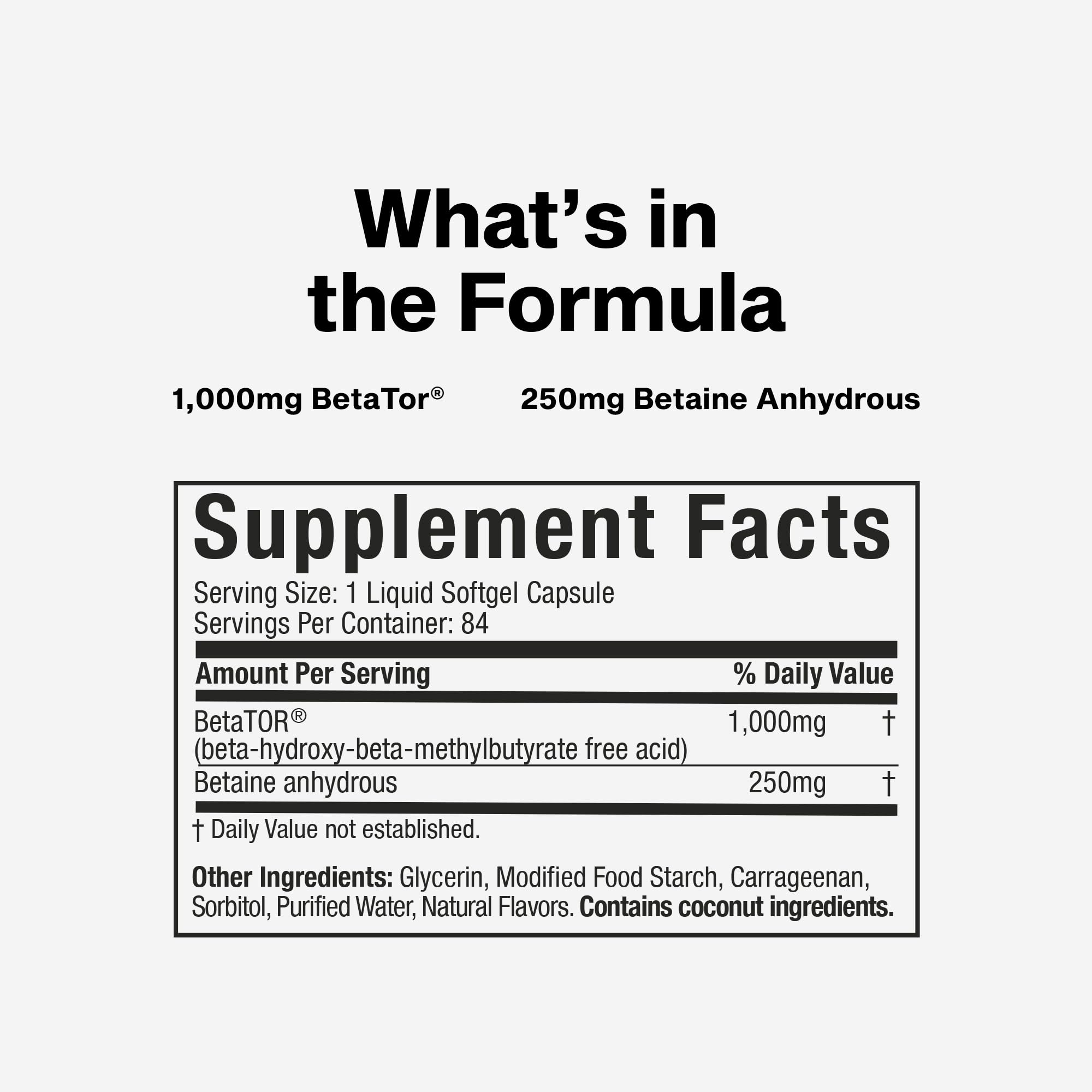 Muscletech HMB Supplements 1000mg, Clear Muscle (42 Liquid Softgels) - Highest Grade HMB for Lean Muscle & Recovery-HMB Free Acid Muscle Supplement-Help Decrease
