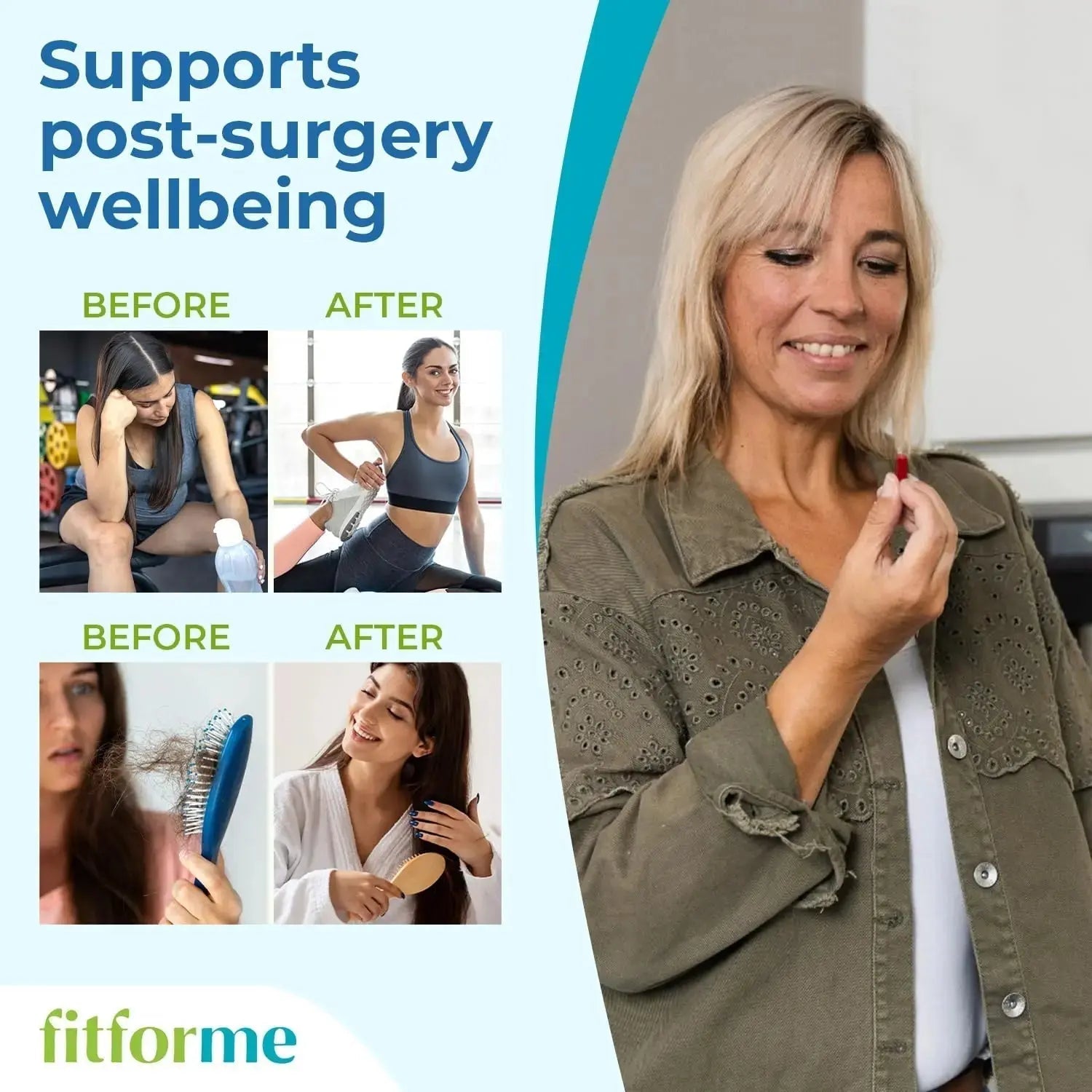 FitForMe Bariatric Multivitamin, Tailored for Gastric Sleeve Surgery – One-a-Day Capsule, 30-Day Supply, Easy-to-Swallow WLS Optimum Capsule FitForMe Au supplements