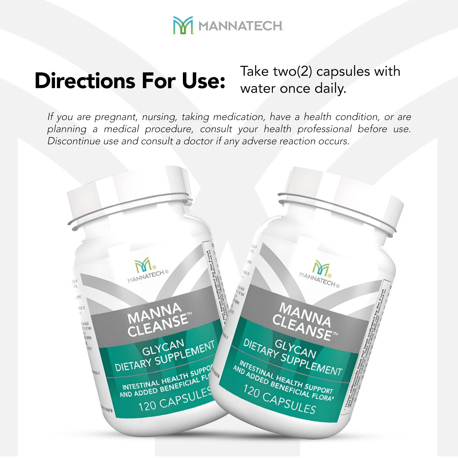 Mannatech Digestive Enzymes and Probiotics - Powered by Ambrotose Derived from The Aloe Vera Plant - Digestive and Colon Cleanser Helps Support Overall Gut Heath