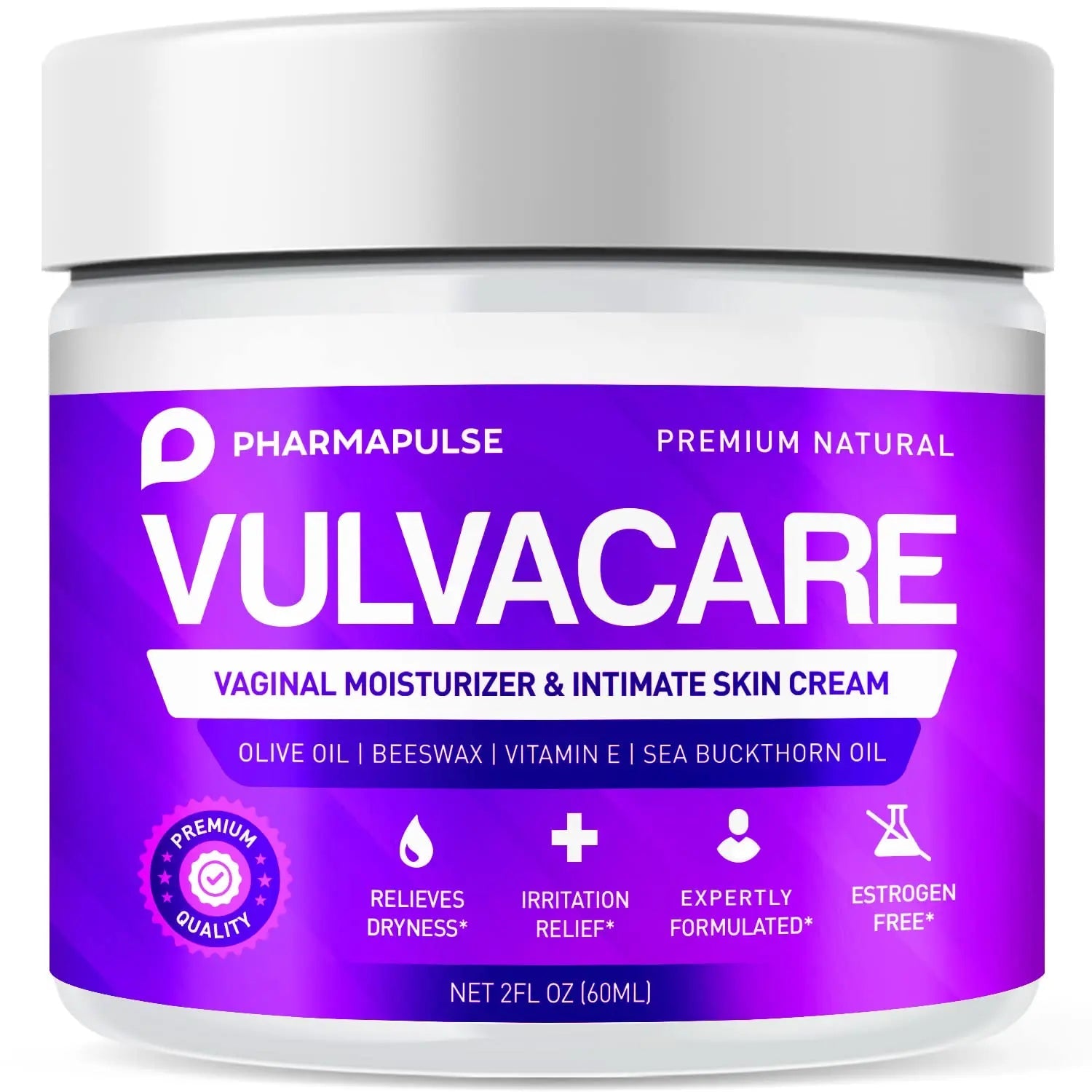 Pharmapulse Vaginal Moisturizer, Vulva Balm Cream, Intimate Skin Care, Menopause Support Pharmapulse Au supplements
