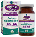 Vital Planet - Intense Care Colon & Constipation Probiotics, Prebiotics, Postbiotics, Parabiotics, 4-in-1 Refrigerated Supplement for Adults, 65 Billion CFU, 66 Strains, Digestive and Immune, 30 ct Vital Planet Au supplements