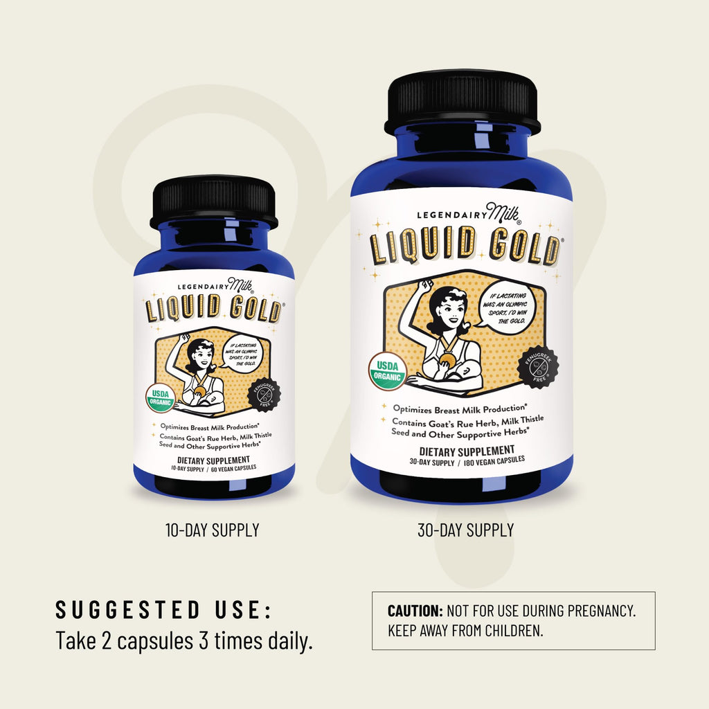 Legendairy Milk Liquid Gold Lactation Support | Lactation Supplement with Organic Goats Rue, Milk Thistle, Shatavari, Fennel, Alfalfa & Anise