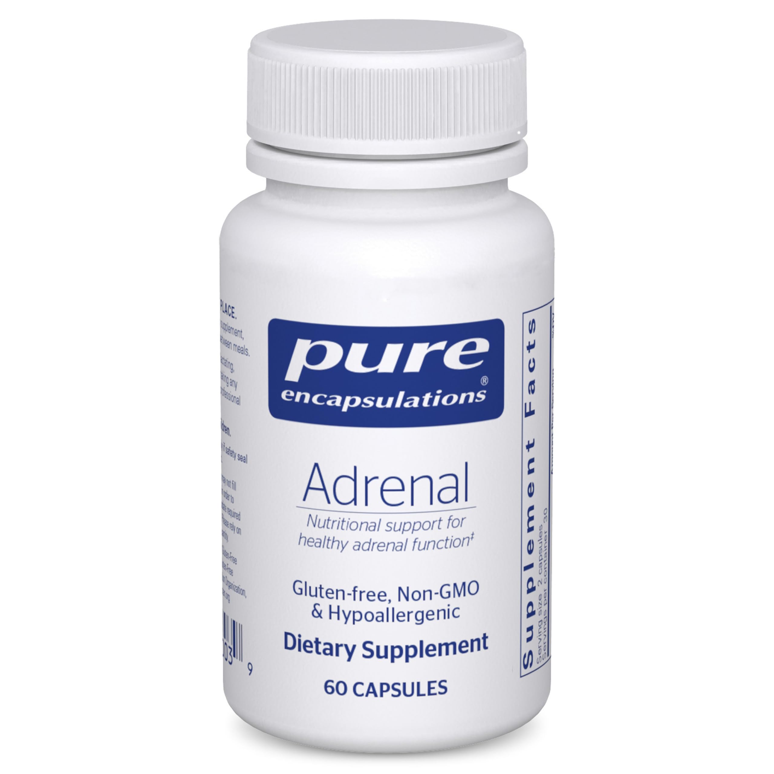 Pure Encapsulations Adrenal Cortex Supplement – Supplement to Support Cortisol Health, Energy Levels, Stress Moderation, and Gland Function