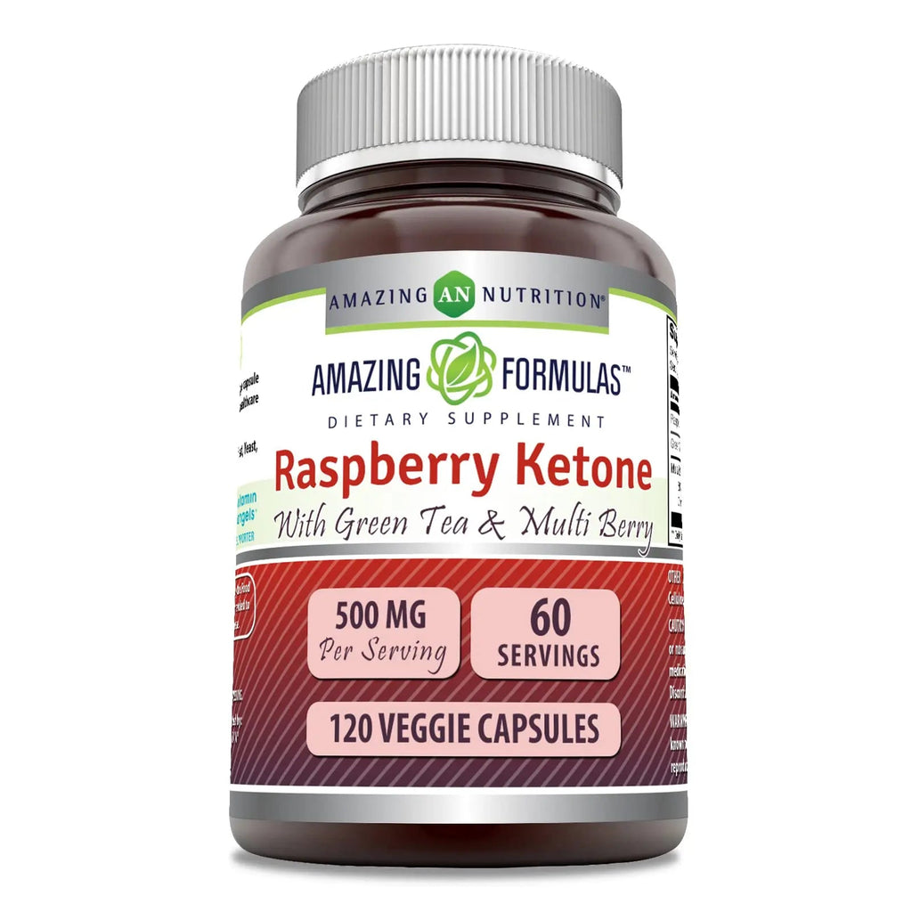 Amazing Formulas Raspberry Ketone with Green Tea Extract & Multi Berry Complex Amazing Nutrition Au supplements
