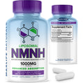 Liposomal NMNH 1000mg - 120 Capsules, Dihydronicotinamide Mononucleotide NAD+ Precursor - Ultra-Absorbable NAD Plus Complex, Liposomal NMN Supplements Capsules for Aging Support & Cellular Energy MAXLIFE NATURALS Au supplements