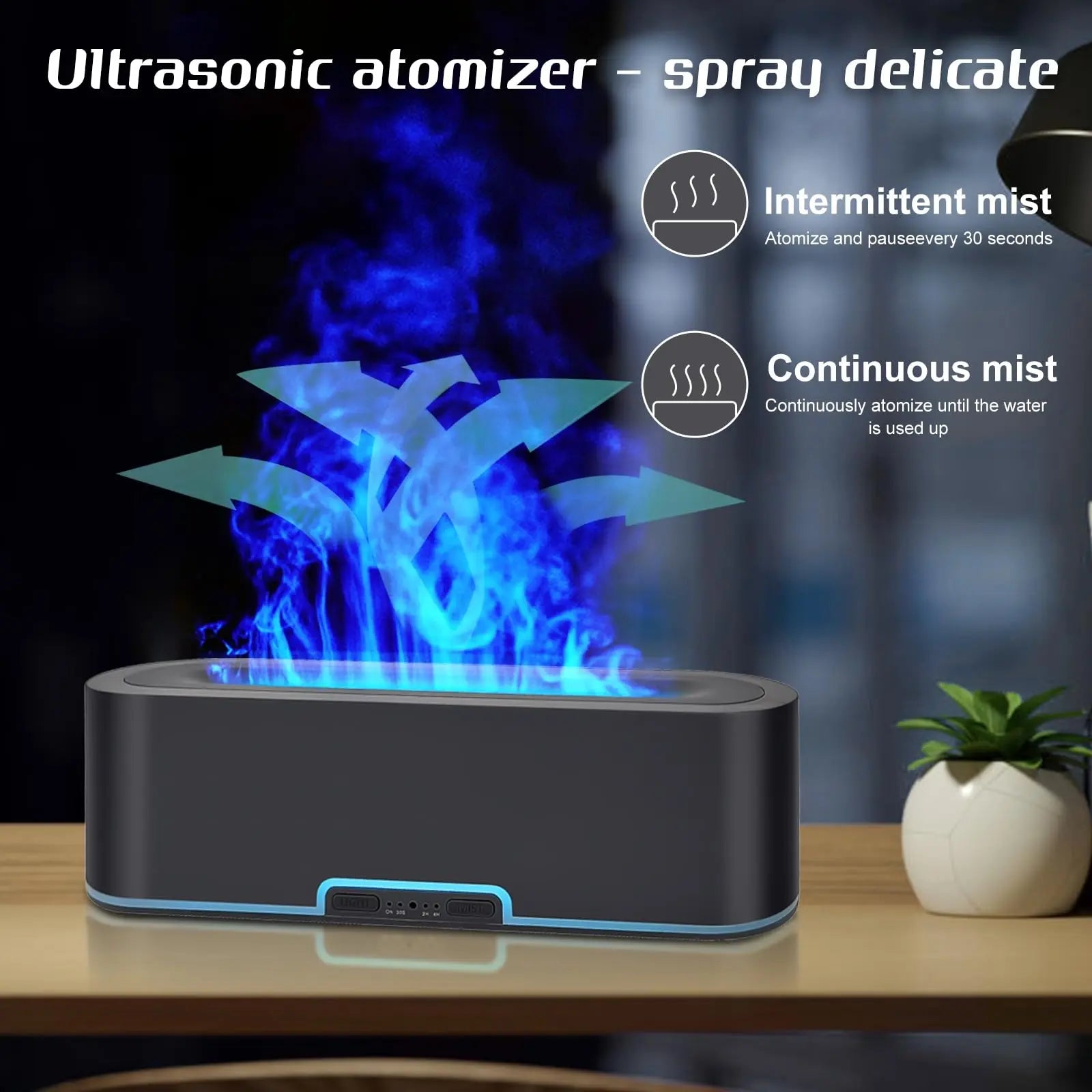 Jpord Flame Fire Essential Oil Diffuser,200ml Aromatherapy Diffuser,Fire Cool Mist Scent Diffuser Jpord Au supplements
