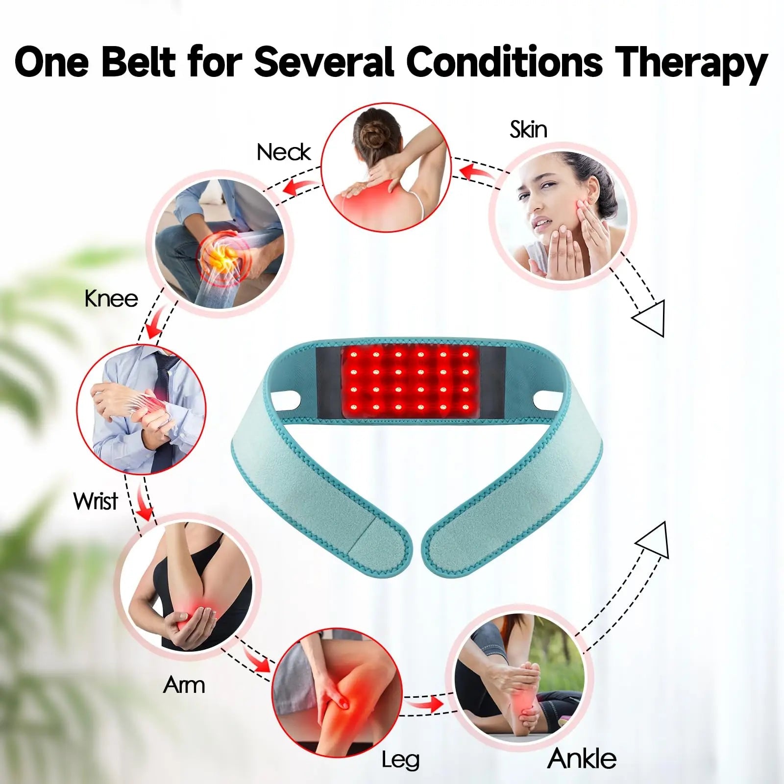 Red Light Therapy for Neck, Yasinaner Red Infrared Light Therapy Pad for Neck 660nm Red Light yasinaner Au supplements
