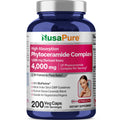 NusaPure Phytoceramide Complex 10:1 Extract, 1030 mg Equivalent to 4000 mg 200 Veggie Capsules (Non-GMO) Bioperine NusaPure Au supplements