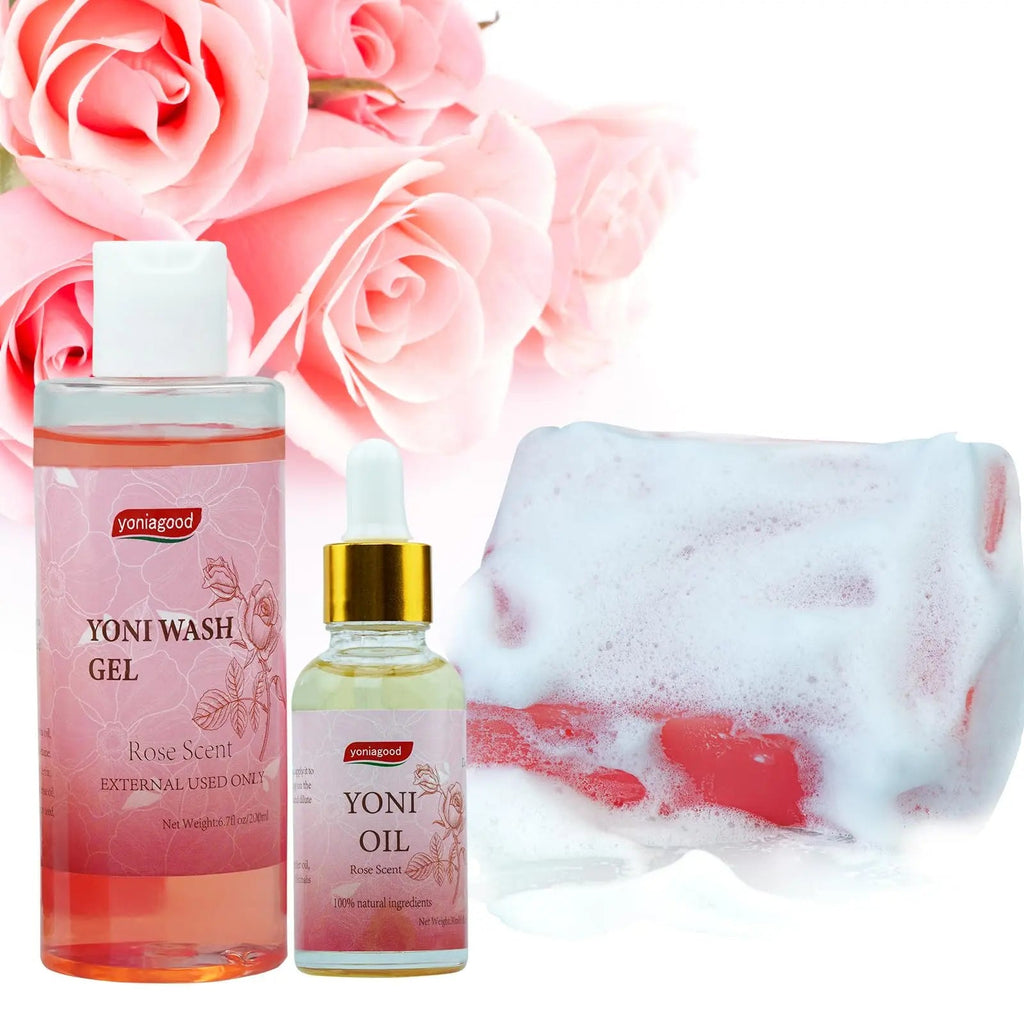 4 pack Yoni Wash Yoni Essential Oil Soap for Women Set, 2 * 30ml Feminine Oil, 6.7 fl.oz Feminine Wash yoniagood Au supplements