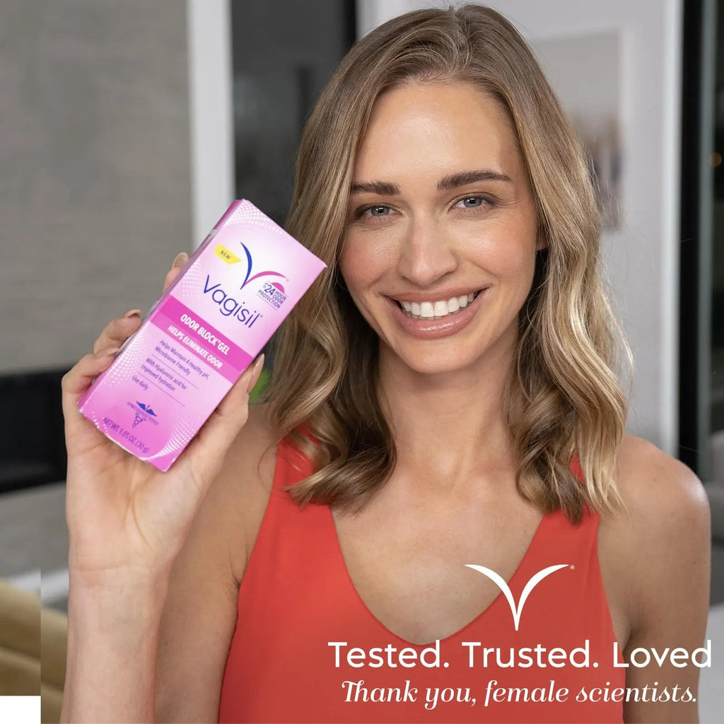 Vagisil Odor Block Gel with Hyaluronic Acid for Vaginal Health, Gynecologist Tested Vagisil Au supplements