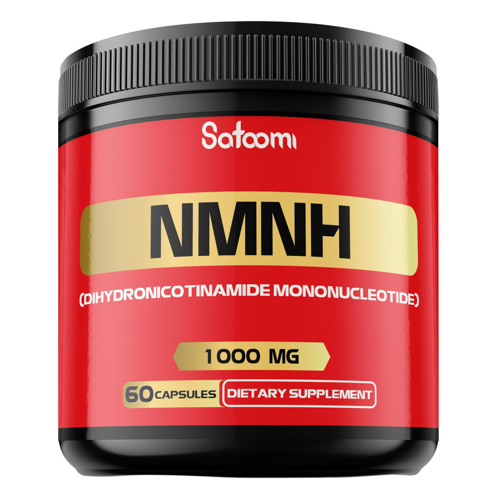 NMNH (Dihydronicotinamide Mononucleotide) -NMN Supplement Alternative - 1000mg per Serving NAD Supplement to Support NAD - 60 Capsules - 30 Days Supply Satoomi Au supplements