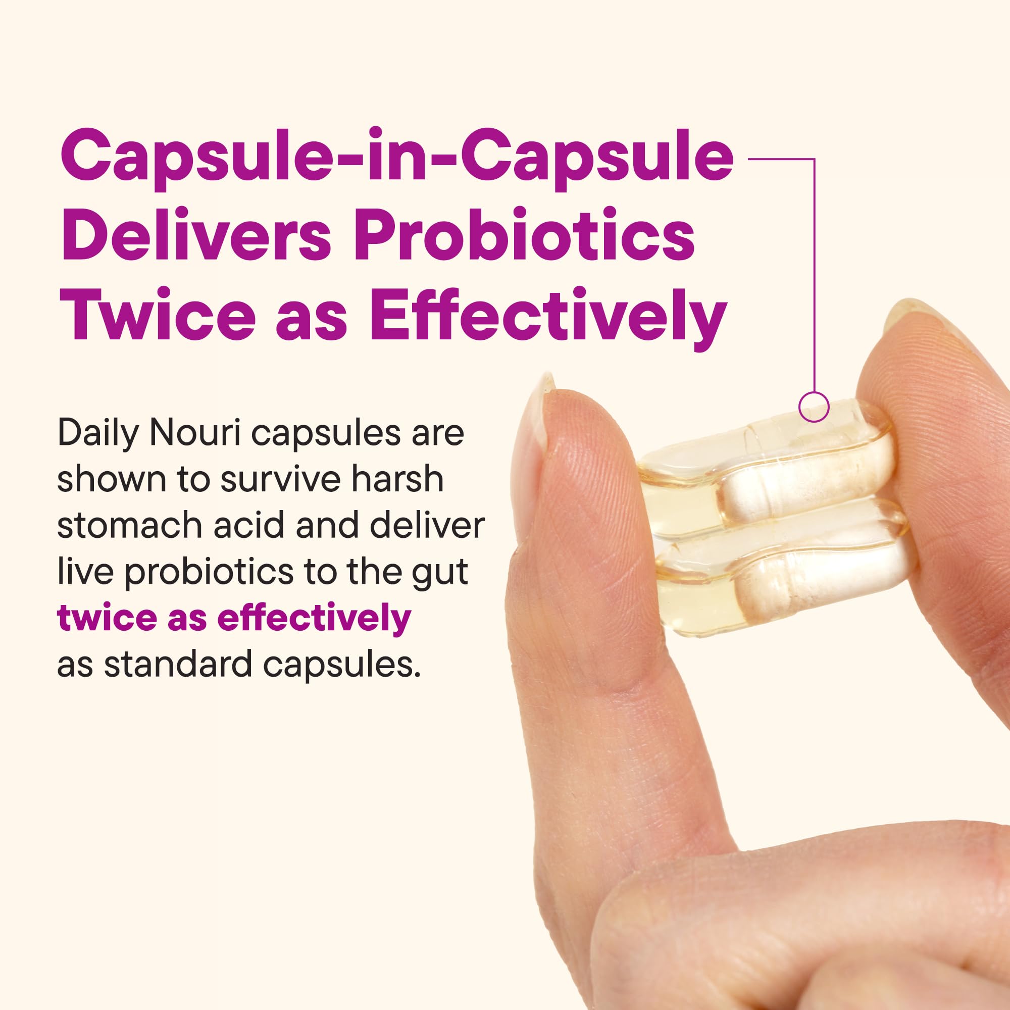 Daily Nouri Hormone Balance Probiotics for Women | Hormone Balance for Women | PMS, Hormonal Acne, & Bloating Support