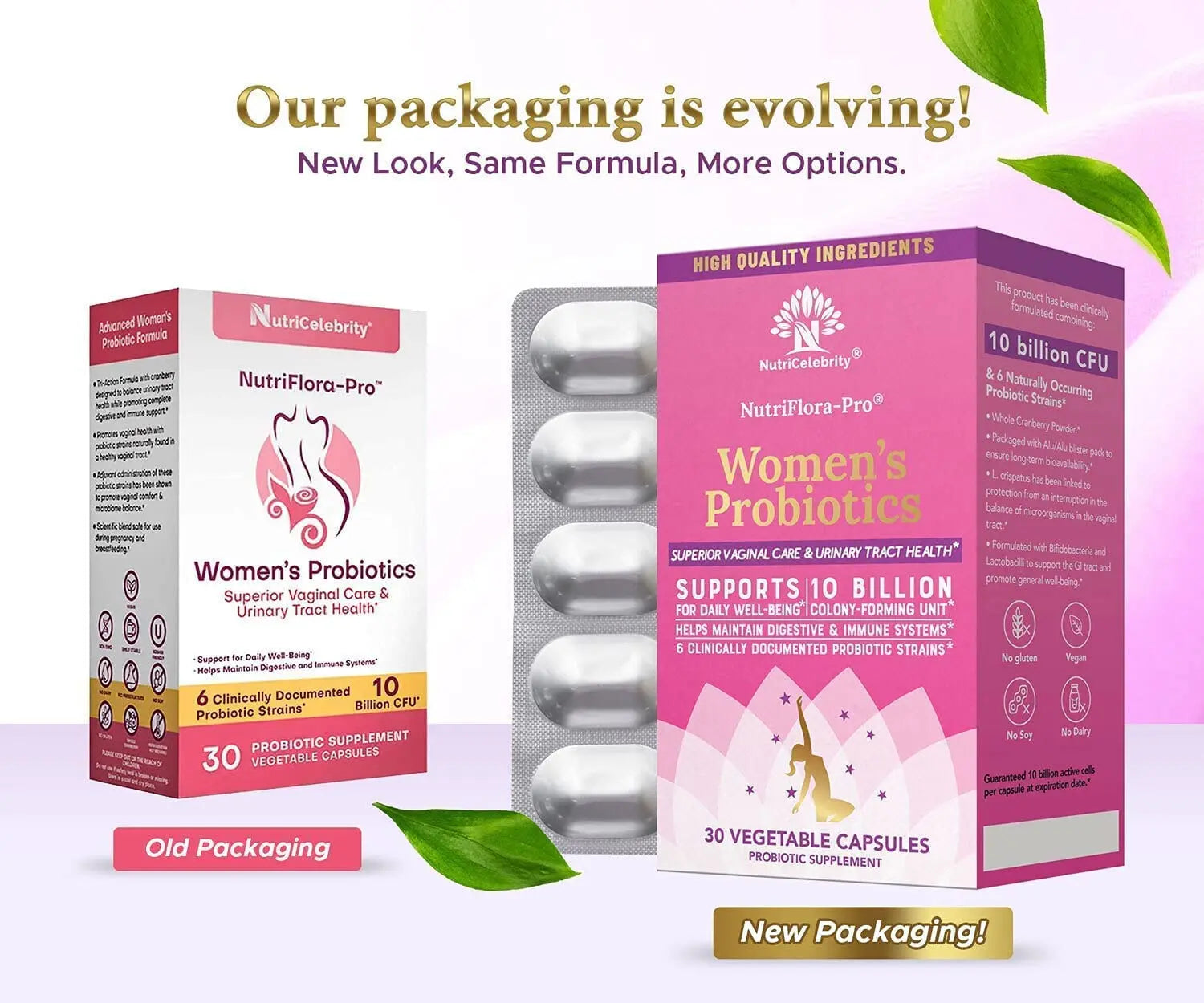 NutriCelebrity NutriFlora-Pro Probiotics for Women, Vaginal, Urinary Health, Immune System Digestive Nutricelebrity Au supplements