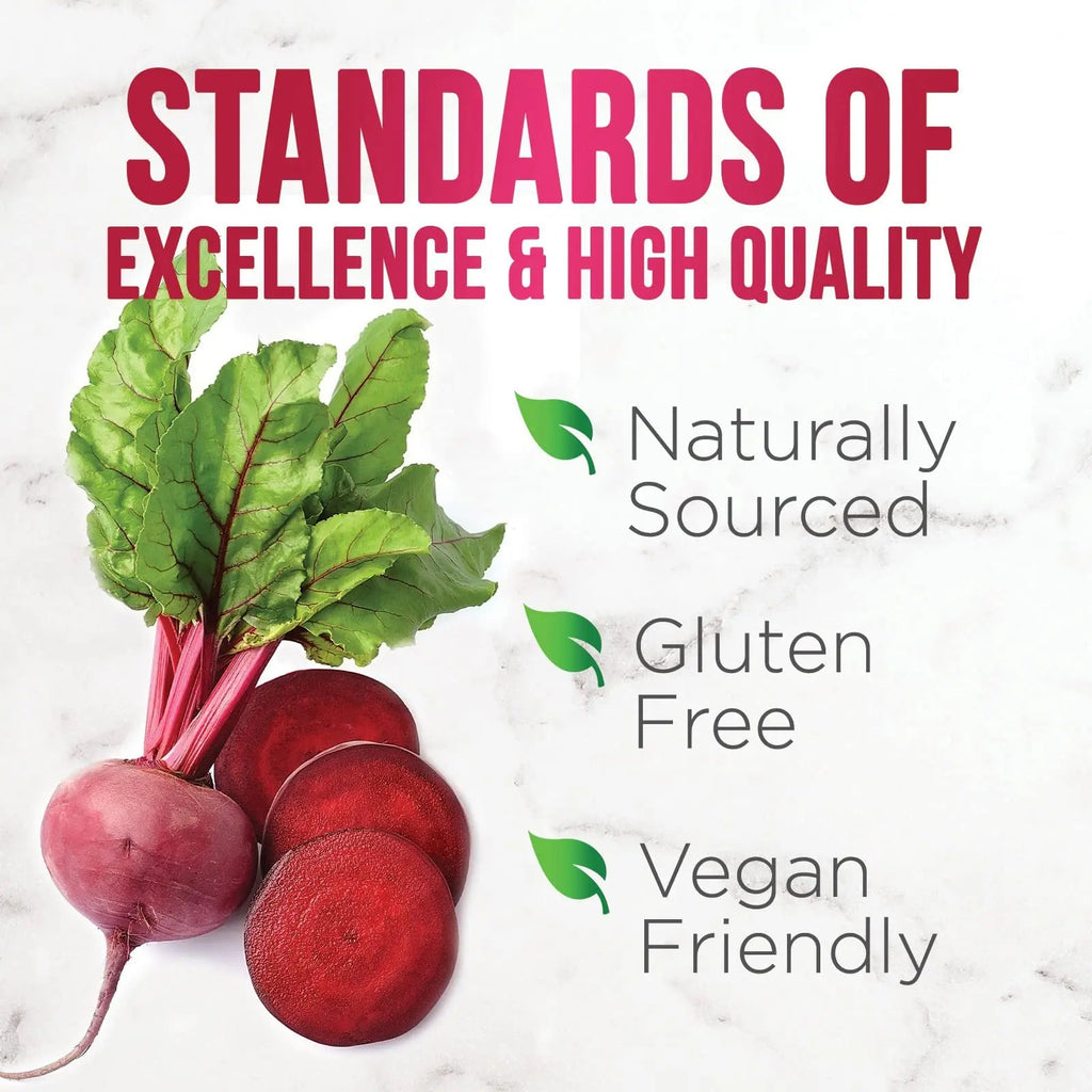 Nature's Nutrition Beet Gummies with Beetroot - Energy & Heart Health Support Nature's Nutrition Au supplements