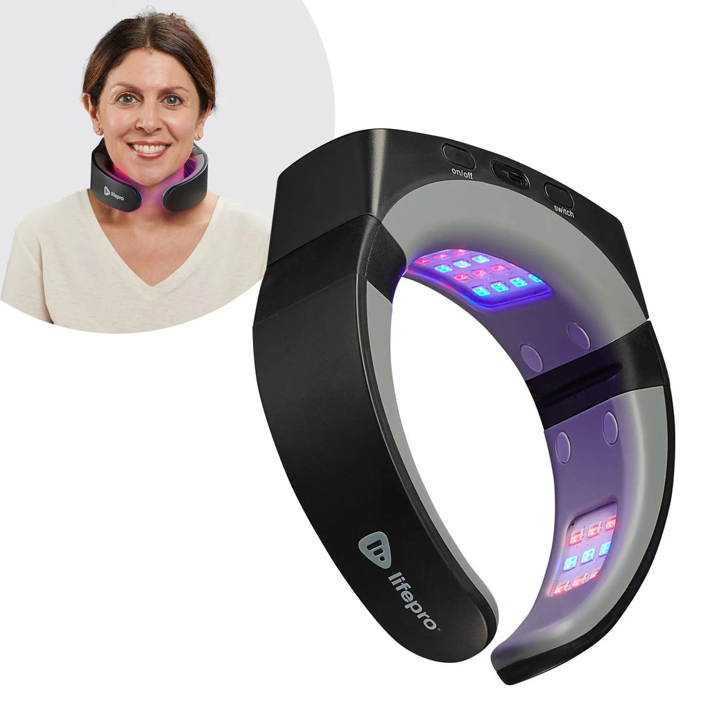 Lifepro Red Light Therapy for Neck - Compact & Rechargeable Red Light Therapy Device- On-The-Go LifePro Au supplements