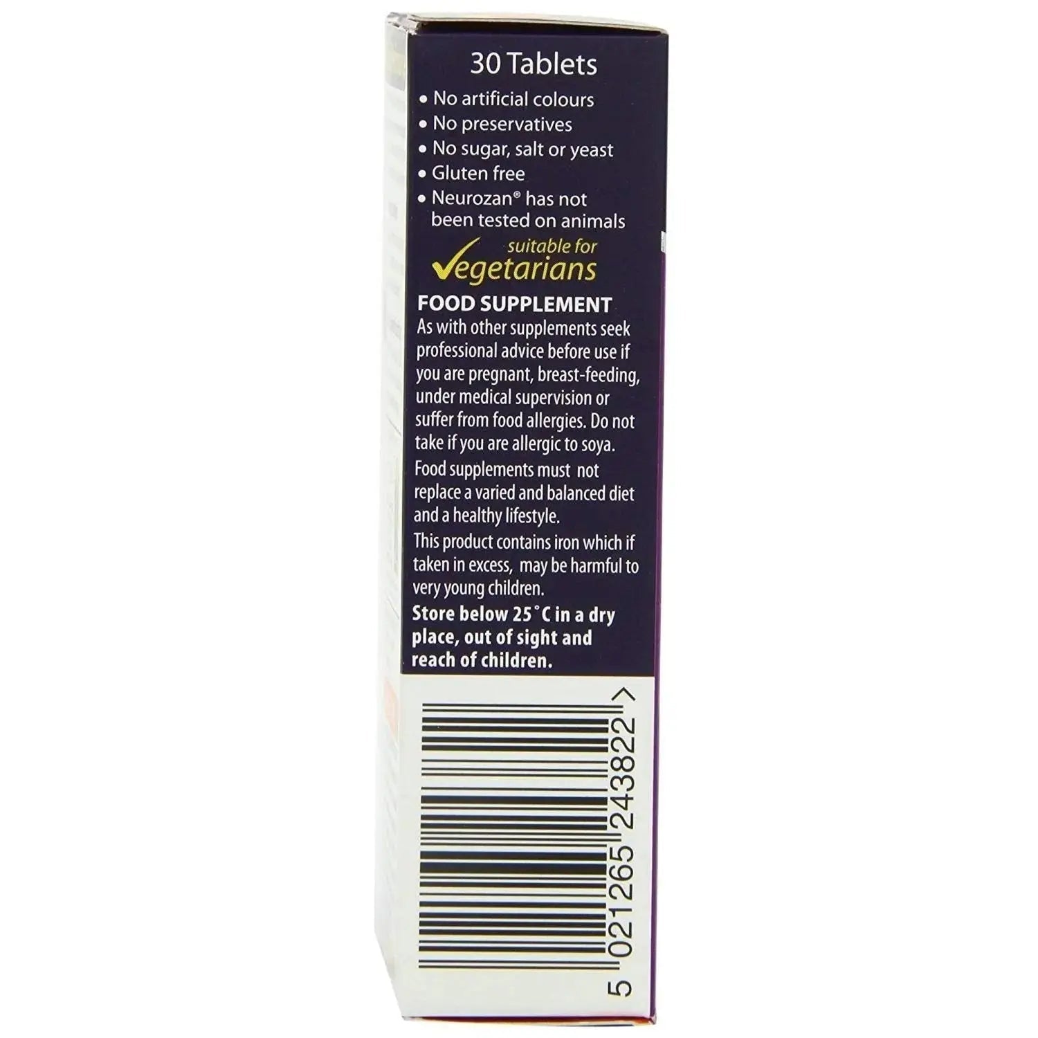 Vitabiotics Neurozan (30 Tablets) X 2 Twin Deal Pack 30Tabs Vitabiotics Au supplements