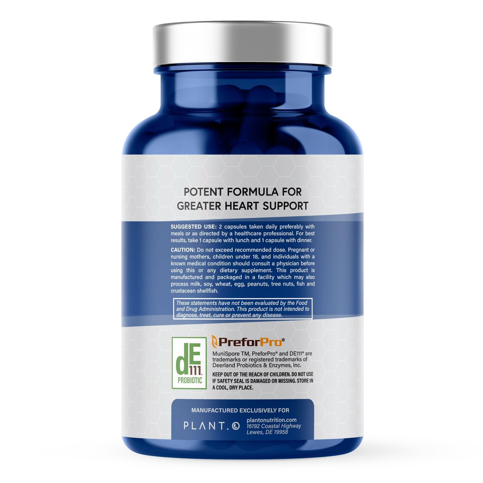 4-in-1 Prebiotic Probiotic & Postbiotic for Women & Men, Complete Gut & Digestive Support Supplement, Pre Post Probiotics & Digestive Enzymes 60 Capsules PLANT.O NUTRITION Au supplements