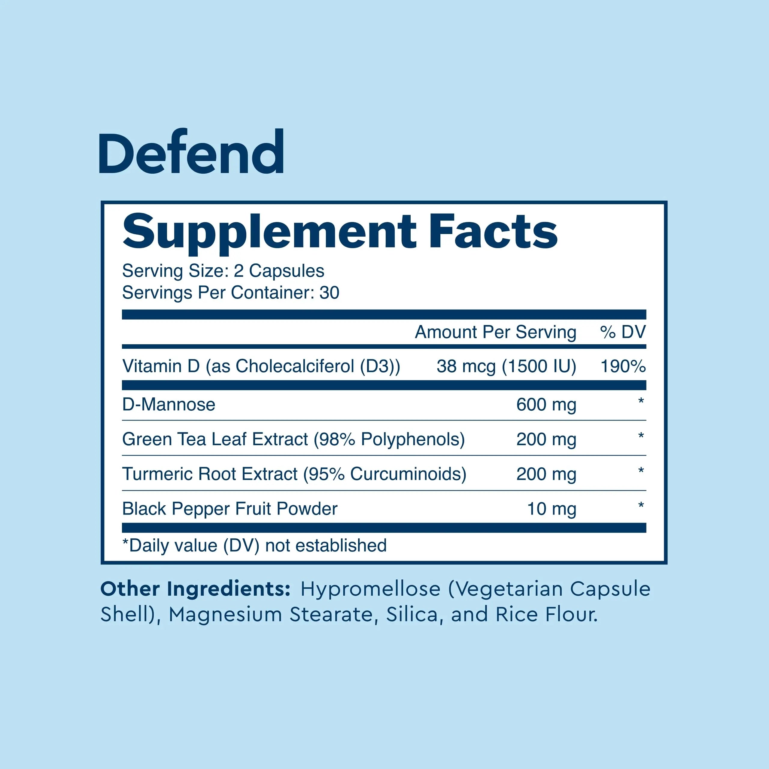 Uqora Flush (Pink Lemonade, 10 Packets) & Defend (60 Capsules) Bundle - Support Urinary Tract* with D-Mannose, Vitamin C & More - Support Bladder Health & Cleanse Biofilm* with D-Mannose & More Uqora Au supplements